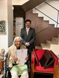 ICFAI Confers Honoris Causa on Shri B V Doshi an Internationally Renowned Architect