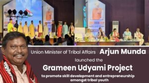MoS Shri Rajeev Chandrasekhar to attend the felicitation programme of 200 tribal women under the Grameen Udyami Scheme