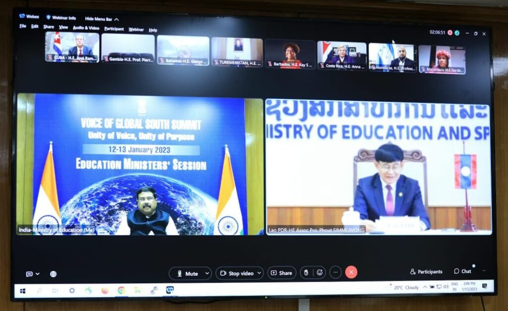 Text of Opening Remarks of Union Minister of Education and Minister of Skill Development & Entrepreneurship during Education Ministers’ Session of Voice of Global South Summit