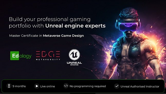 From Gamers to Game Designers: Edology Partners with EDGE Metaversity to Introduce an Online Metaverse Game Design Certification