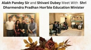 Alakh Pandey meets Education Minister Dharmendra Pradhan; discusses the infusion of Technology into Education