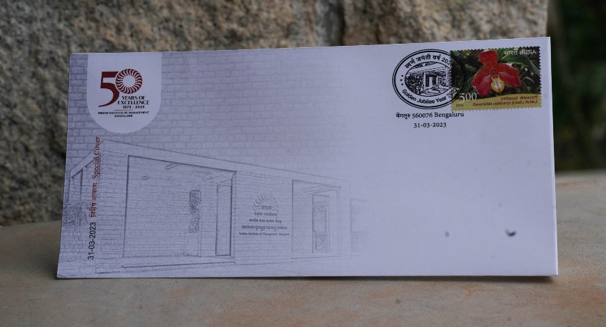 India Post Releases Postal Cover To Mark IIMB's Golden Jubilee