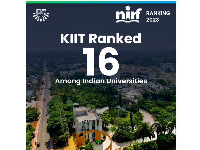 KIIT Jumps to 16th Position in NIRF Indian Rankings 2023