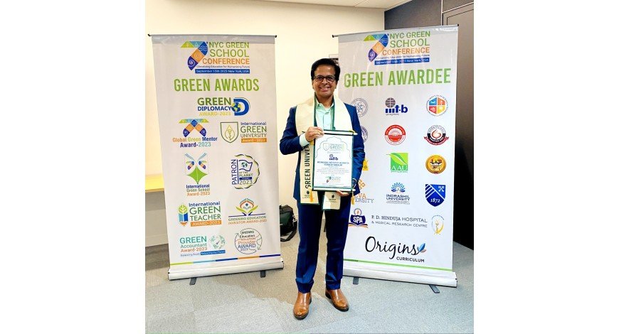 IIIT Bangalore Receives 'Green University Award 2023'