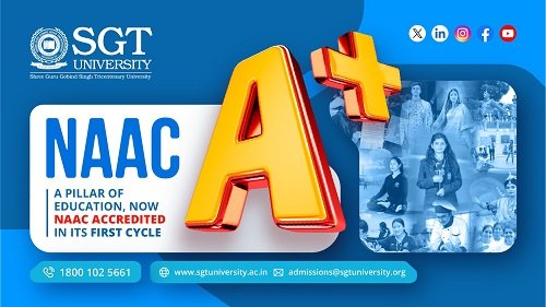 A Cut Above the Rest: SGT University is Now NAAC A+ Accredited