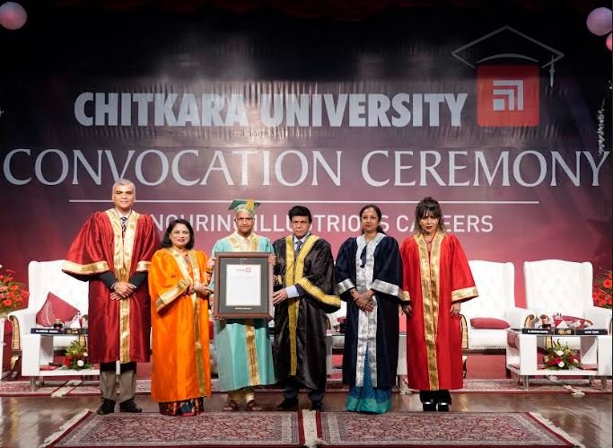 Chitkara University Confers Honorary Doctorate on Bharat Goenka, Founder, Tally Solutions