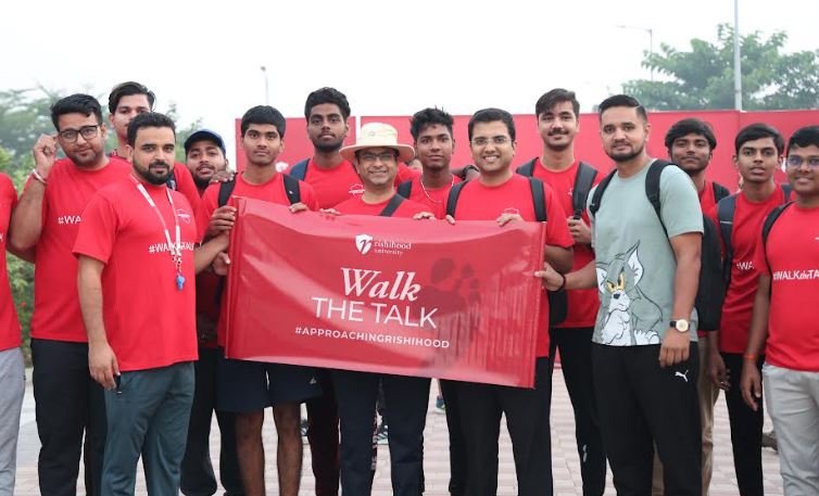 Rishihood University Walks the Talk with 2-Day Walkathon Challenge