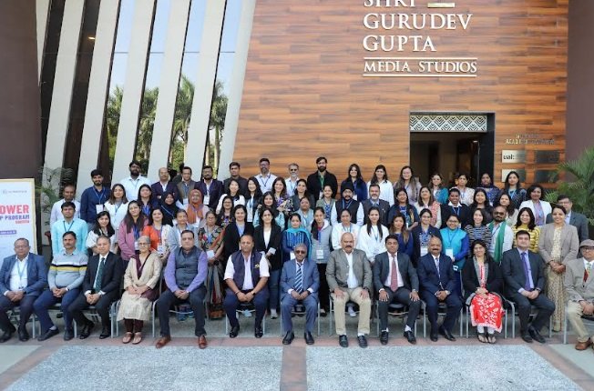 Partners IC3 Institute in supporting and training Indian and global education counsellors Mr. Abhishek Mohan Gupta, Pro-Chancellor, JLU along with the speakers and Participants before the commencement of the second Residential week Jagran Lakecity University is hosting and facilitating the second residential week of the tenth Cohort of IC3 Institute’s Empower Program at their campus in Bhopal from 18th to 22nd December 2023.  This week-long training and immersion programme is designed to feature engaging panel discussions, workshops and insightful sessions conducted by expert faculty from Jagran Lakecity University and industry practitioners and leaders. Empower, is an invitation-only week-long program hosted by the Jagran Lakecity University Bhopal in collaboration with IC3 Institute, for school leaders and counsellors to learn more about new careers, opportunities and their associated challenges, share best practices, and network with peers and thought leaders at the forefront of this evolving career trends. Welcoming a large cohort of these education leaders, from India, Maldives, Nepal, Malaysia and some other countries, Pro-Chancellor of Jagran Lakecity University, Mr. Abhishek Mohan Gupta, said. “Jagran Lakecity University is thrilled to welcome such an amazing group of educational leaders and counsellors. Our expectation is that this group will acquire new skills, contacts, and a community of peers to help them lead innovation on their school campuses and being compasses to their students. We look forward to supporting the group going forward.” Jagran Lakecity University has long recognised the critical role that educational leaders and counsellors play in the growth, support and mobility of students both within and outside India and is committed to investing in their continuous long-term professional development. The weeklong training program will have top-notch academics and industry leaders, counsellors addressing the participants across diverse  topics and themes in journalism, design, architecture, films & animation, management, law, advertising, behavioural change, experiential communication & marketing, presentation skills, technology, liberal arts and hospitality.