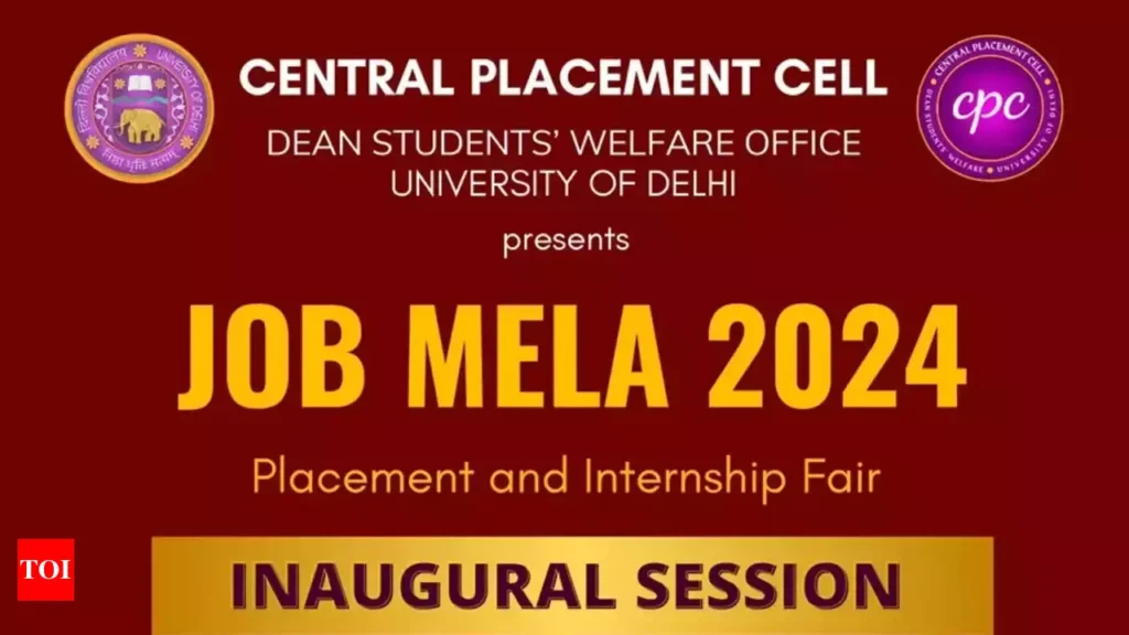 Delhi University to Hold Placement, Internship Fair On April 24, 25