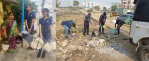 Manthan School Students are Making a Difference through their Lake Cleaning Initiative