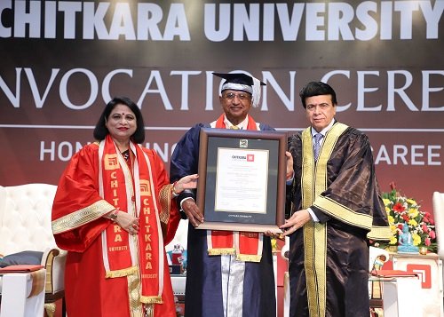 Chitkara University Bestows Honorary Doctorate on Dr. Arvind Lal for Healthcare Innovation