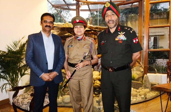 LPU's Pro-Chancellor, Mrs. Rashmi Mittal, Conferred with Honorary Colonel Rank