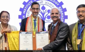 Sundar Pichai receives honorary Doctorate, Anjali Pichai earns distinguished Alumnus Award