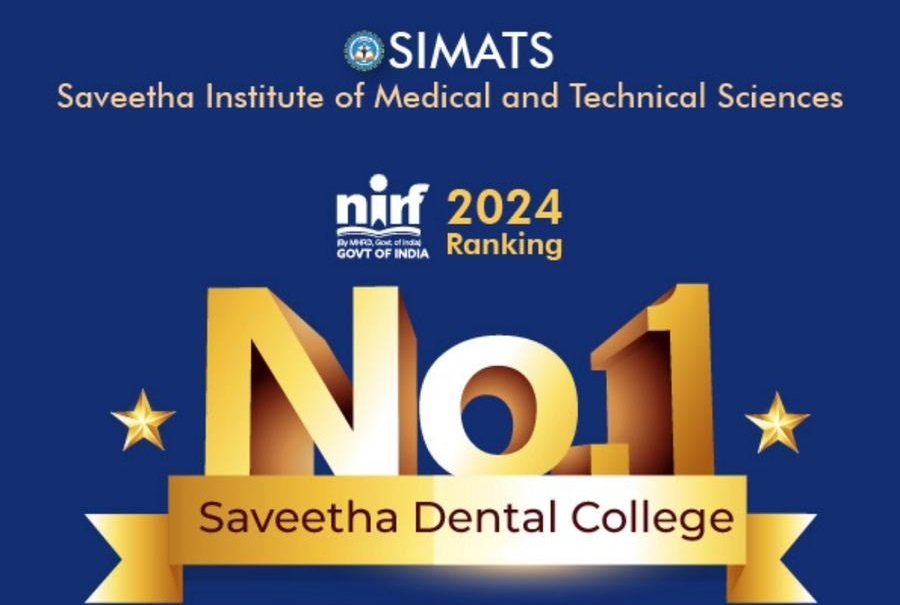 SIMATS Achieves Unprecedented Success in NIRF India Rankings 2024