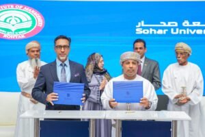 Sohar University (SU) signed a Memorandum of Agreement (MoA) with the Indian Institute of Management, (IIM Rohtak)