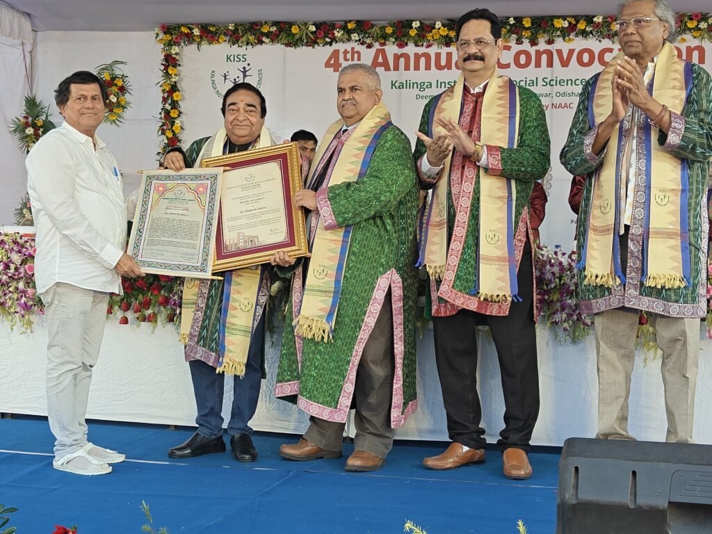 Padma Shri Dr. Mukesh Batra Honored with D.Litt. (Honoris Causa) by KISS Deemed to be University, Bhubaneswar