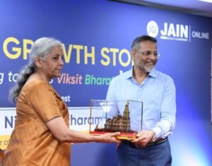 Union Finance Minister Smt. Nirmala Sitharaman Engages with JAIN Online Learners on India’s Growth and Digital Revolution