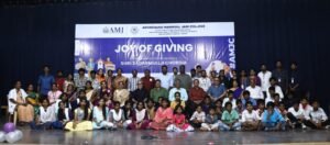 A.M. Jain College Hosts ‘Joy of Giving’ Celebration to Spread Happiness and Compassion