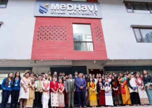 DGP Shri Robin Hibu IPS Encourages Medhavi Skills University Students to Embrace Skill-Based Education for Career Growth