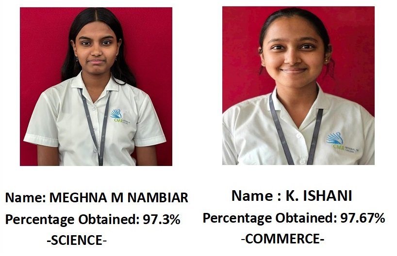 CMR National PU College Students Shine with Outstanding 2nd PUC Results