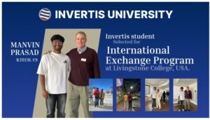 Invertis University Student Selected for International Exchange Programme with Livingstone College, USA