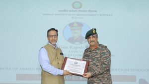 Army contributes to Nation Building in Multiple ways, says Corps Commander Gen Pushkar at IIM Rohtak