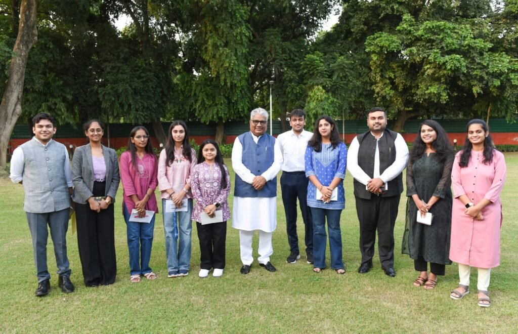 Anant National University’s Climate Change Engineering Students Engage with Hon’ble Minister Bhupender Yadav on India’s Green Future