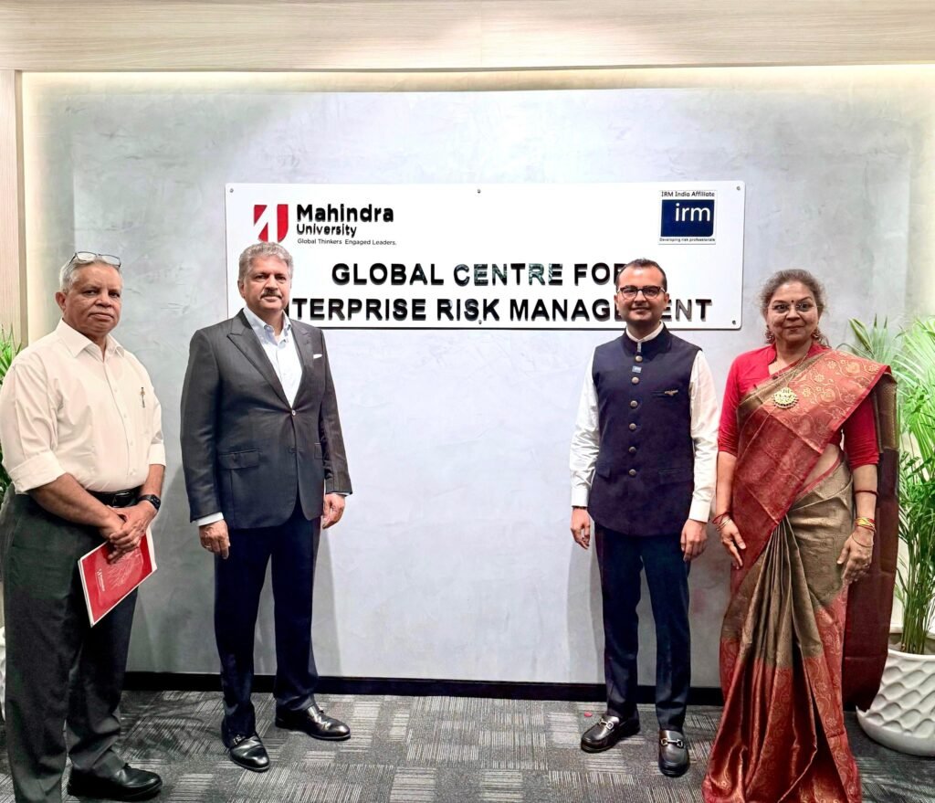 IRM India Affiliate Licenses Mahindra University to Launch South India’s First Global Centre for Enterprise Risk Management