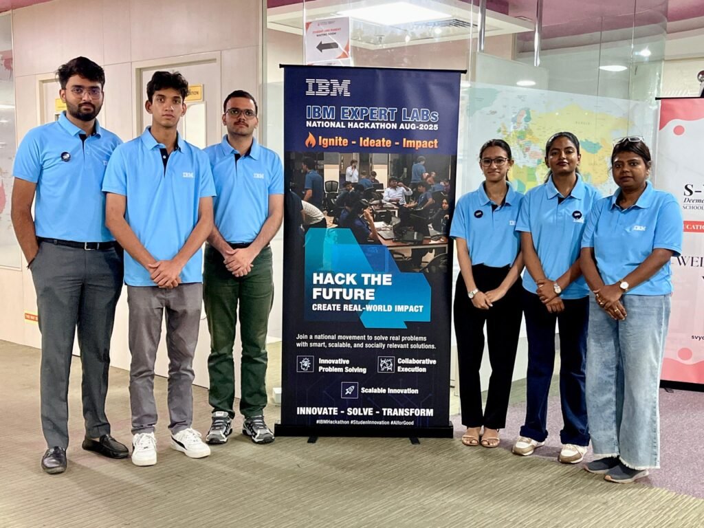 JAIN (Deemed-to-be-University) – FET Students Shine at IBM National Hackathon 2025