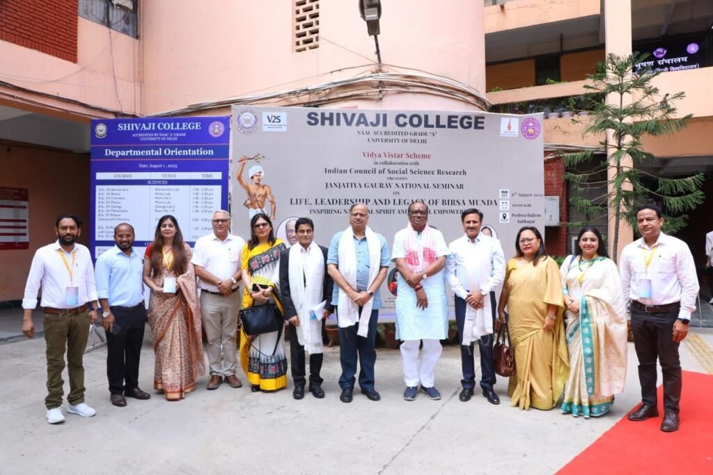 National Seminar on Life, Leadership and Legacy of Birsa Munda Inspires National Spirit and Tribal Empowerment at Shivaji College