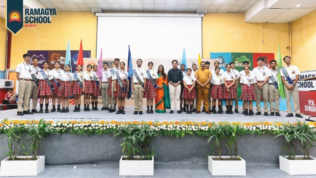 Ramagya School Welcomes New Student Leaders at Stunning Investiture Ceremony