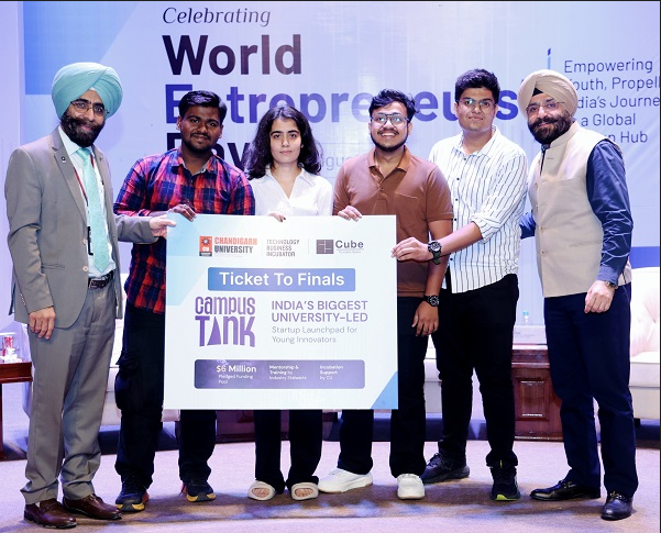 400 Young Innovators from 15 States Compete in North India's Largest University-Led Hackathon at CU