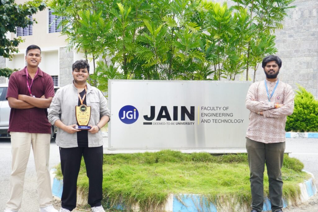 Jain (Deemed-to-be University) Students Clinch Victory at National Robowars Championship at SVNIT Surat