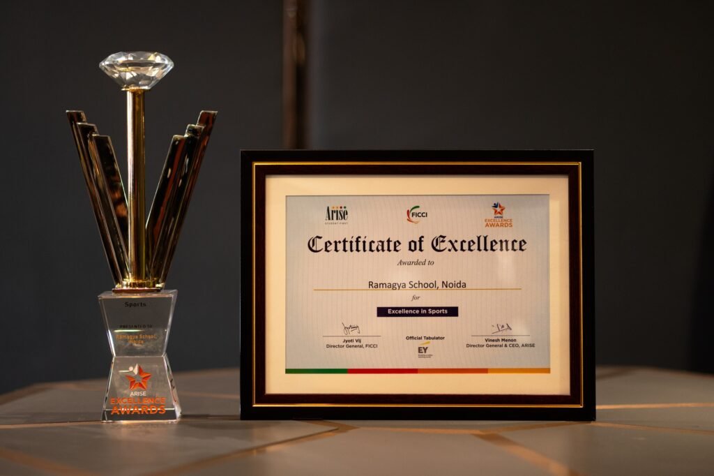 Ramagya School, Noida Honoured with Certificate of Excellence in Sports by FICCI