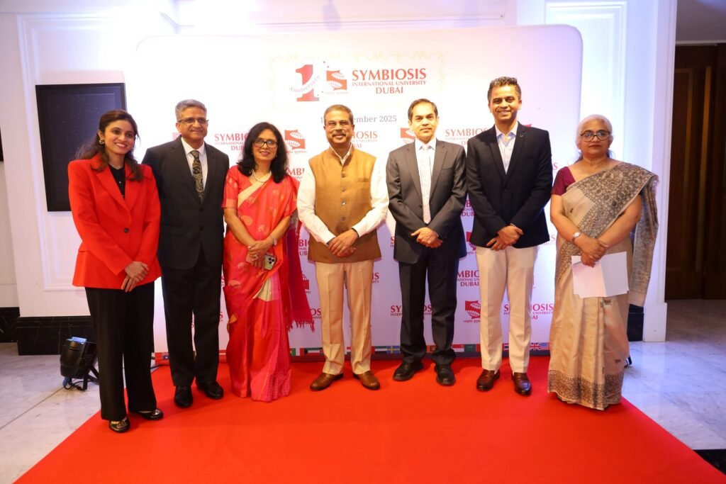 Symbiosis Dubai Marks Its First Anniversary with Shri Dharmendra Pradhan, Hon’ble Minister of Education, Government of India