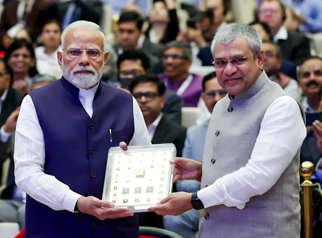Vivekanand Education Society’s Institute of Technology’s ‘Made in India’ Chip Featured at Semicon India 2025 inaugurated by Prime Minister Narendra Modi