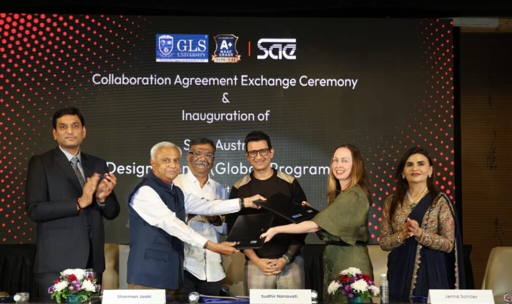 GLS University Collaborates with SAE Institute to launch India’s First Global B. Design (Hons.) Programme in Animation & VFX and Game Development
