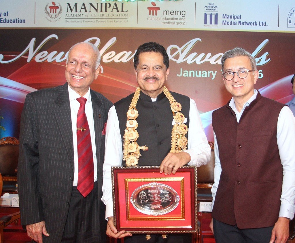 Dr. Thumbay Moideen Awarded New Year Award 2026 by Manipal Academy of Higher Education for Global Contributions to Education, Healthcare, and Research