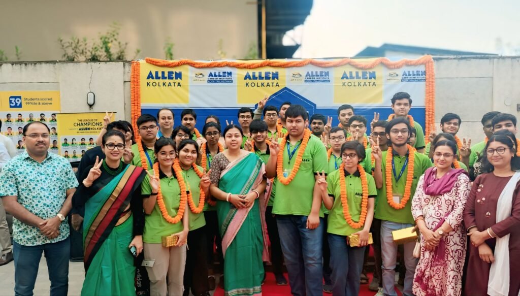 36 Allen Kolkata Students Score above 99 Percentile Allen Kolkata Students Perform Strongly in JEE-Main