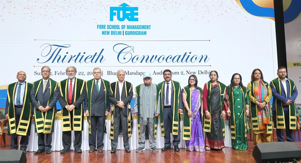 FORE School of Management Celebrates the Thirtieth Convocation Ceremony