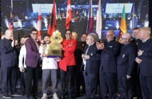 Enri Cuedari from Albania wins the IIHM International Young Chef Olympiad 2026