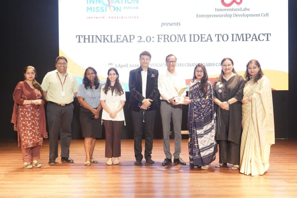 School of Commerce, NMIMS Chandigarh Organises ThinkLeap 2.0: From Idea to Impact