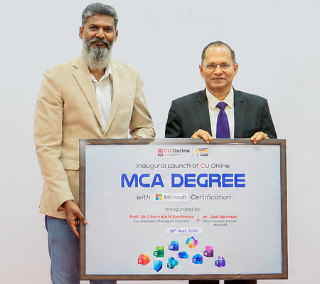 Chandigarh University MCA Online Students to Undergo Microsoft Certifications for Better Employability & Industry Readiness