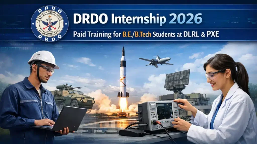 DRDO Announces Internship