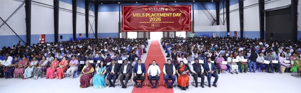 Vels University Celebrates Placement Day 2026