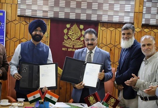 NIT Srinagar, IIM Jammu Sign MoU to Boost J&K Startups