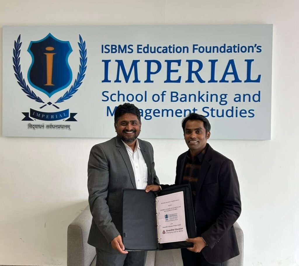 Simandhar Education Partners with Imperial School of Banking and Management to Integrate US CPA with PGDM Programme